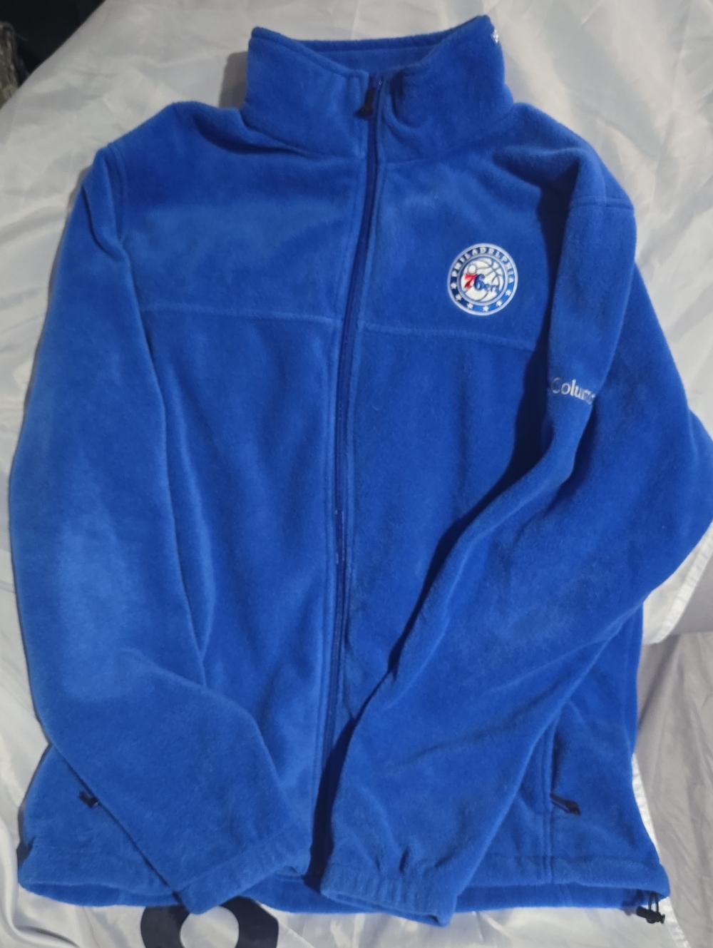 Columbia Men’s Bright Blue Full-Zip Fleece Jacket
